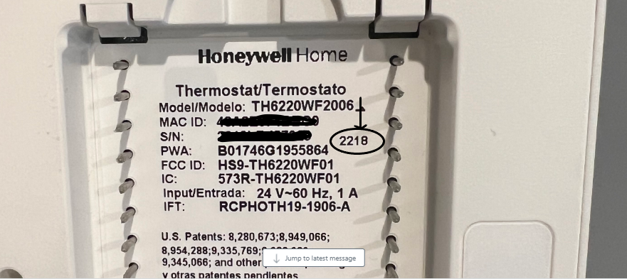 Emergency unlock code for Honeywell T6/T9 Pro Thermostat – Lynx